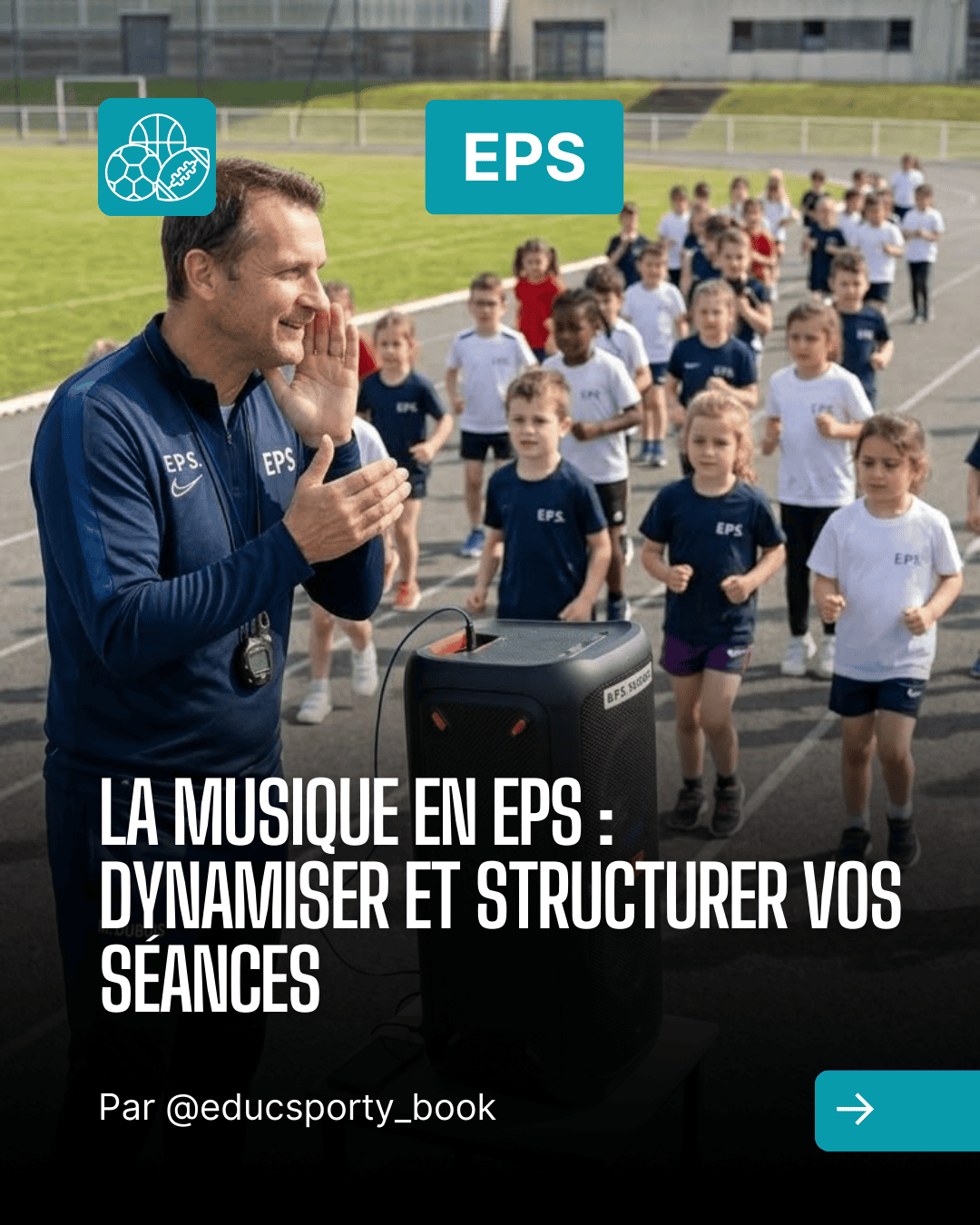 Musique en EPS pour dynamiser et structurer les séances sportives scolaires.